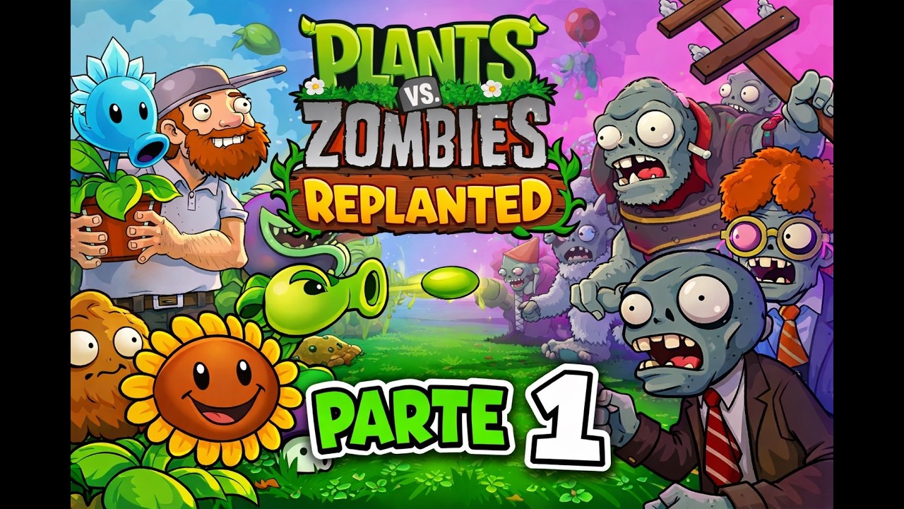 PLANTS VS ZOMBIES REPLANTED | RTX 3090 | GAMEPLAY PARTE 1 | GUIA 100% SIN COMENTARIOS