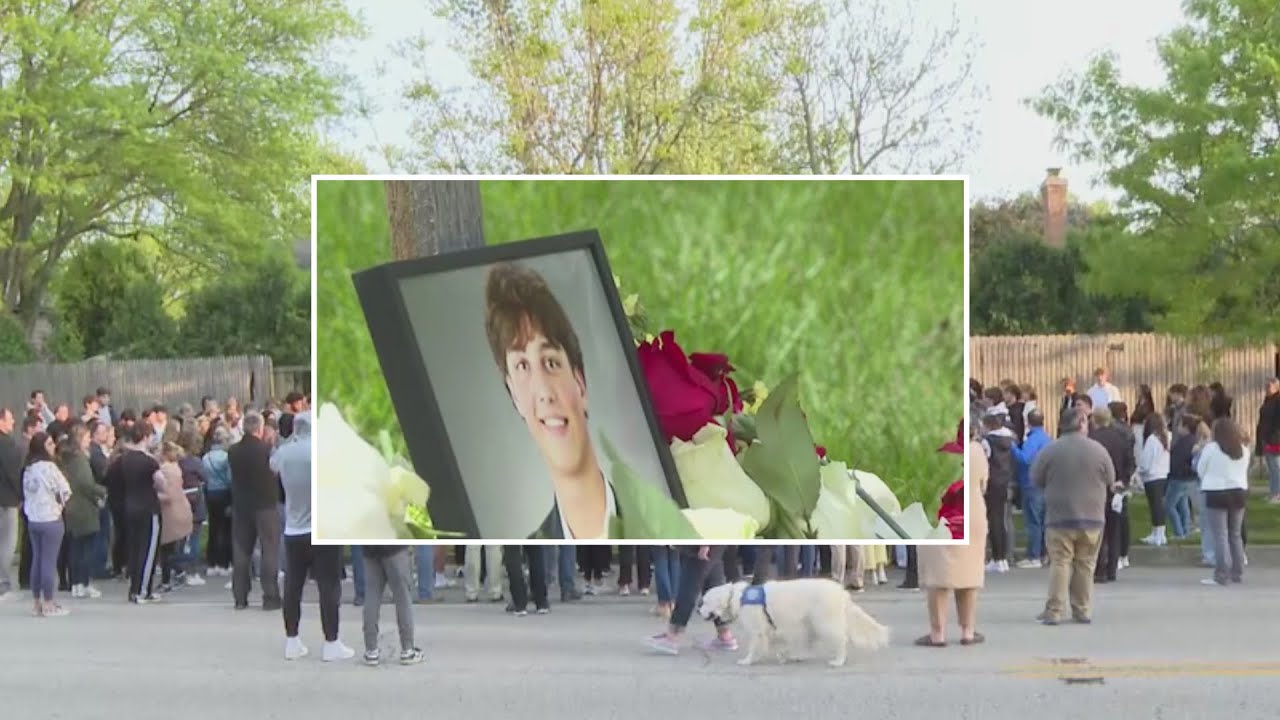 Realizan vigilia en memoria del estudiante que murió en un accidente en Glenview
