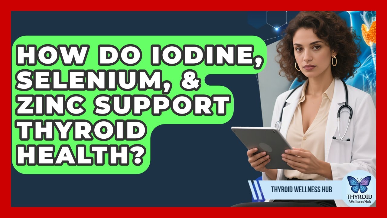 How Do Iodine, Selenium, & Zinc Support Thyroid Health? - Thyroid Wellness Hub