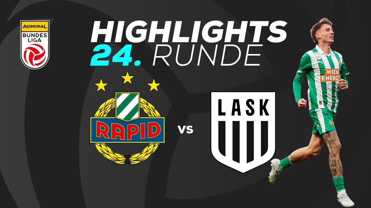 SK Rapid - LASK 24. Runde ADMIRAL Bundesliga 2025/26