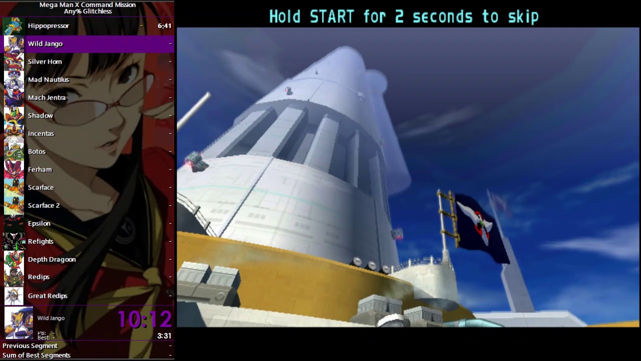 Mega Man X Command Mission - Any% Glitchless Speedrun in 