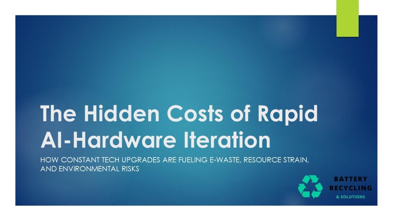 The Hidden Costs of Rapid AI Hardware Iteration on Electronic Waste