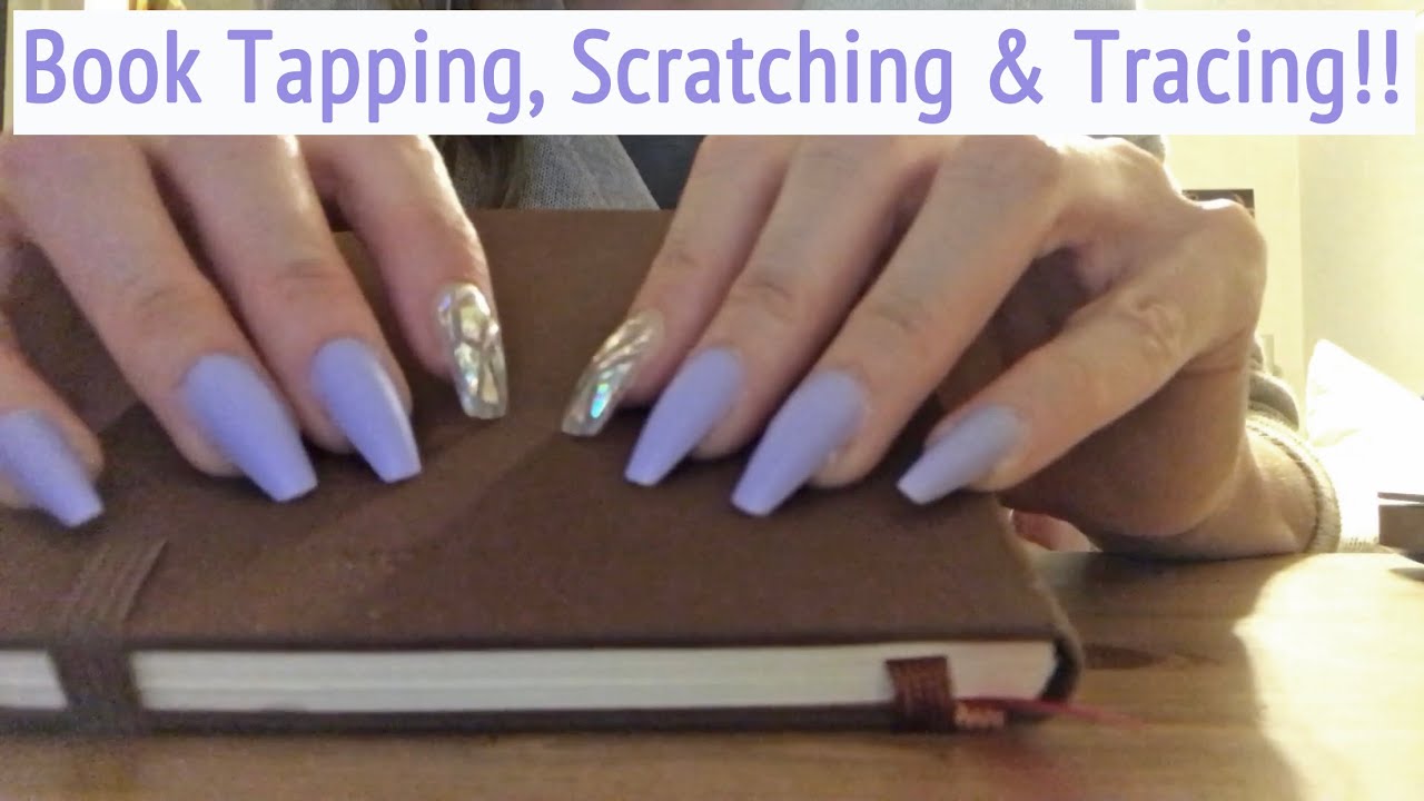 ASMR * Book Tapping, Scratching & Tracing * Fast Tapping * Whispered * ASMRVilla