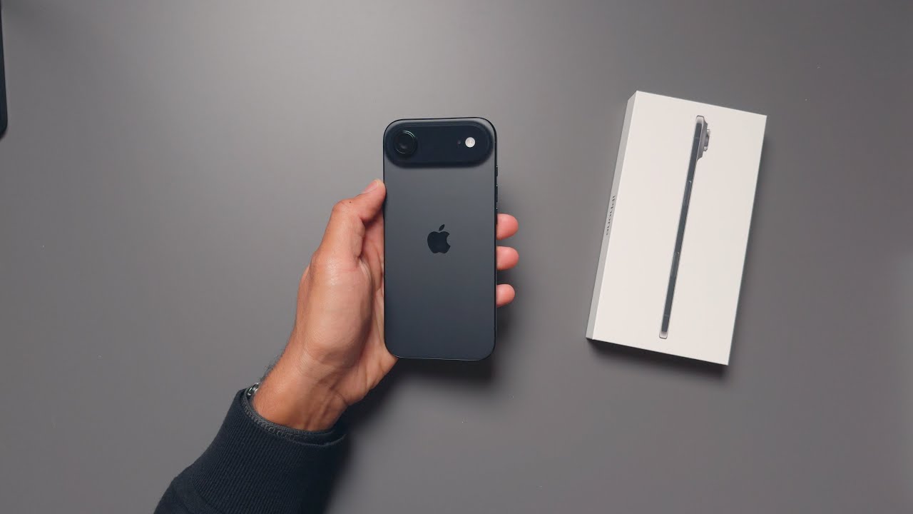 Распаковка iPhone Air (Space Black) — он ТАК КРАСИВО.
