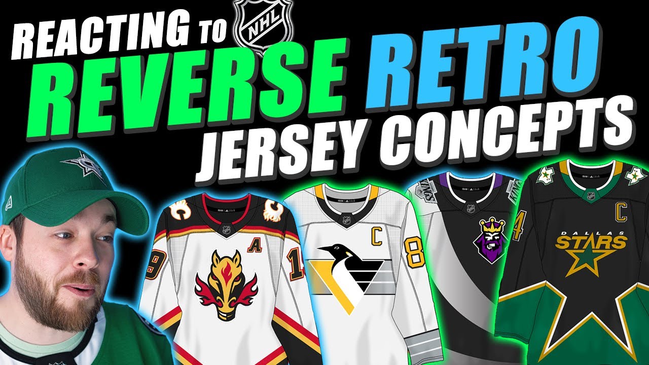 Reacting to REVERSE RETRO Jersey Concepts by @BWJerseys