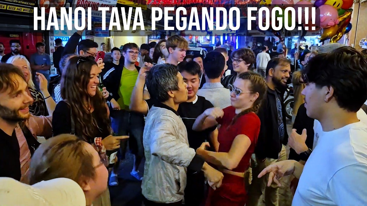 FESTA INFINITA NAS RUAS DE HANOI