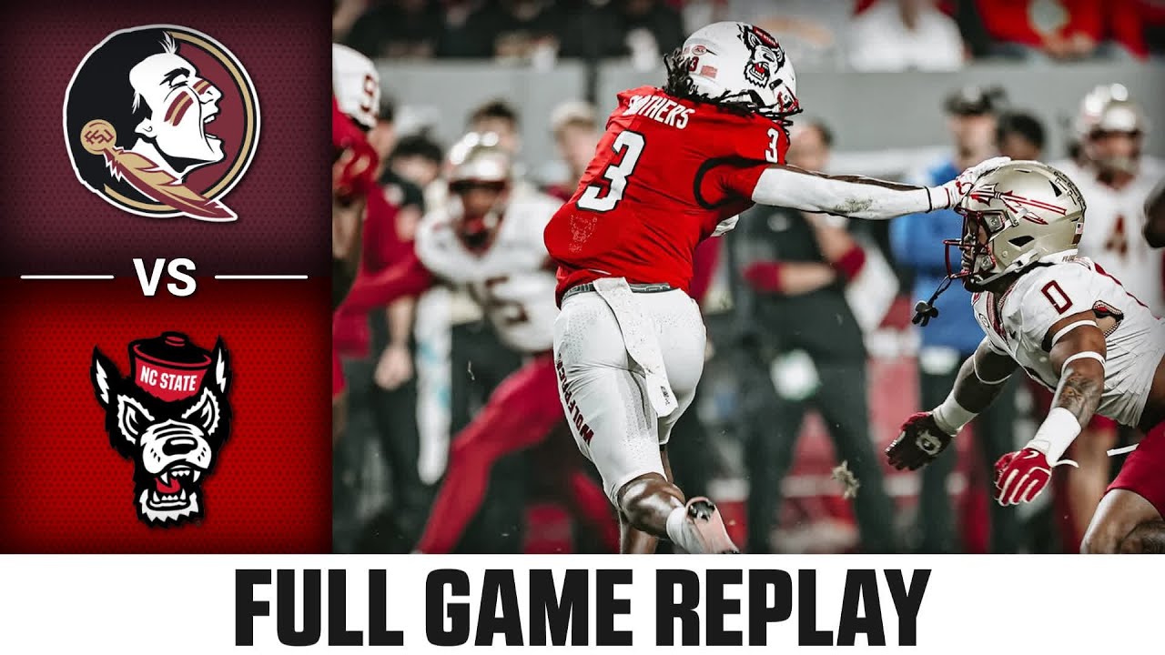 Florida State vs NC State Full Game Replay | 2025 ACC Football