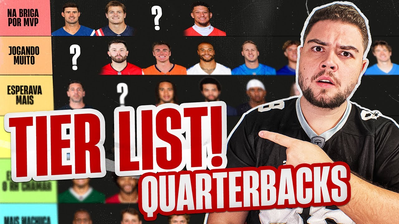 TIER LIST QUARTERBACKS TITULARES EM 2025 AP&Oacute;S 8 SEMANAS!