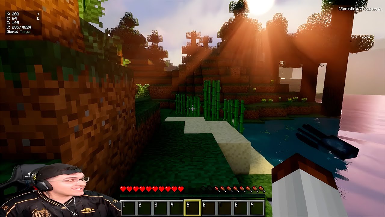 CAIOX JOGOU MINE PELA 1º VEZ NO PC NOVO!!!