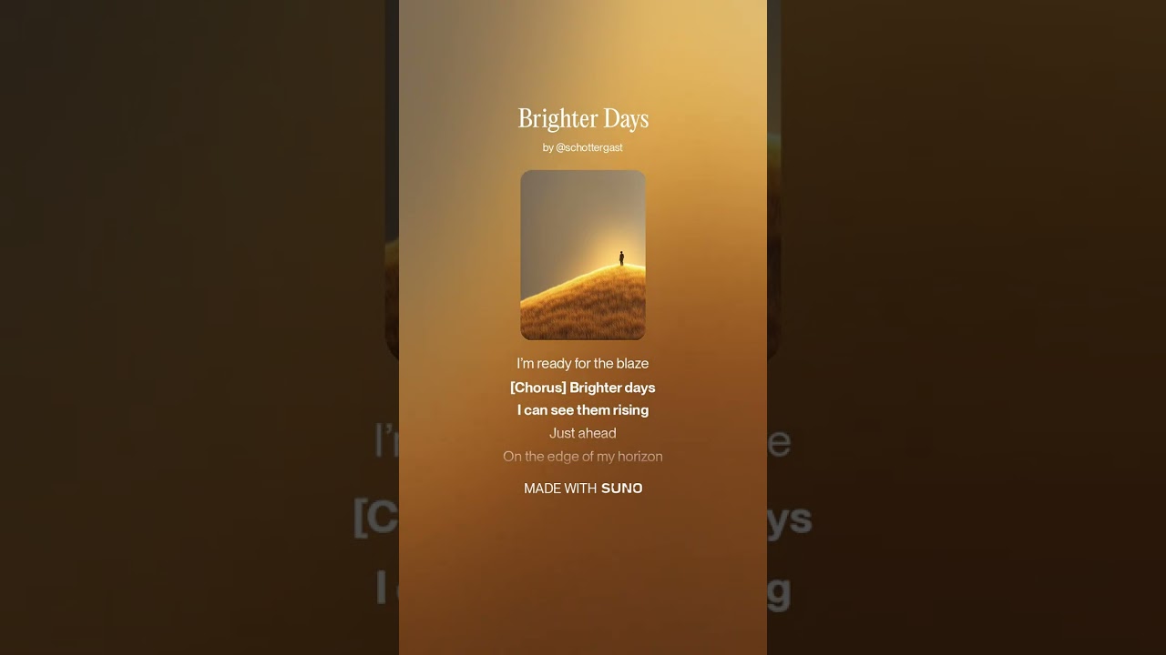 Brighter days (trance ai)