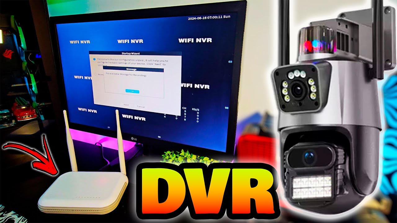 Comprei um MINI NVR 8 Canais para câmeras de segurança Wifi