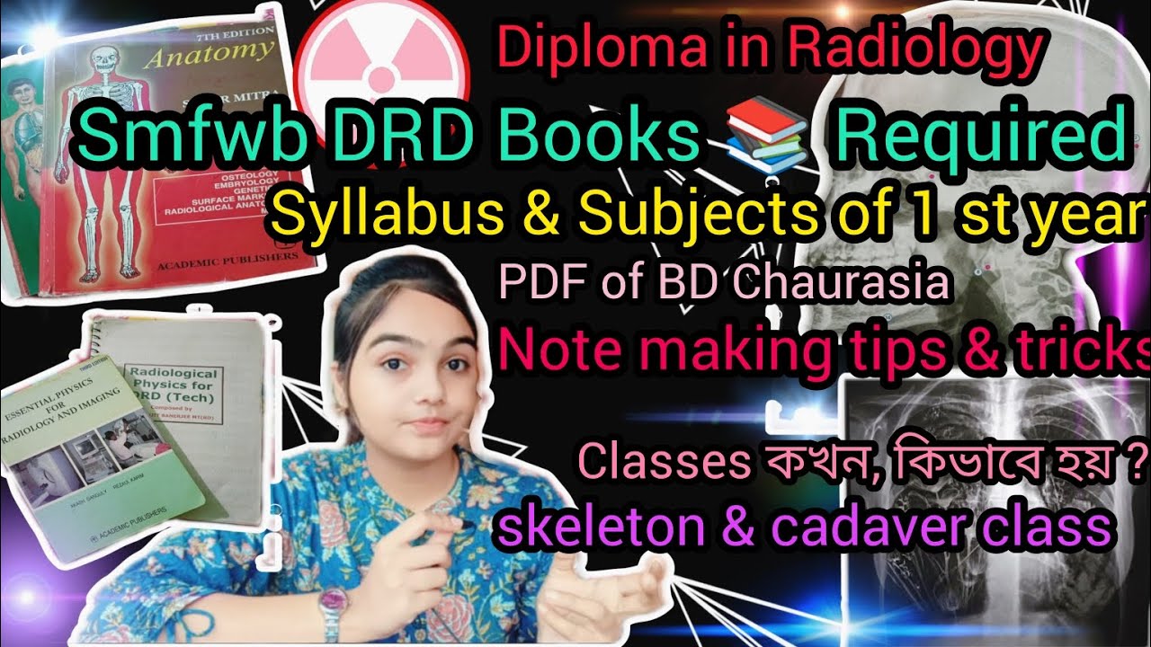 Best Books 📚 For Radiology Students ll Smfwb DRD Syllabus ll #paramedical