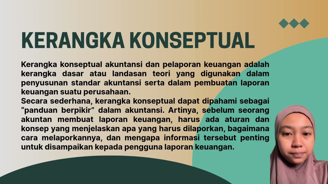Kerangka konseptual akuntansi dan pelaporan keuangan