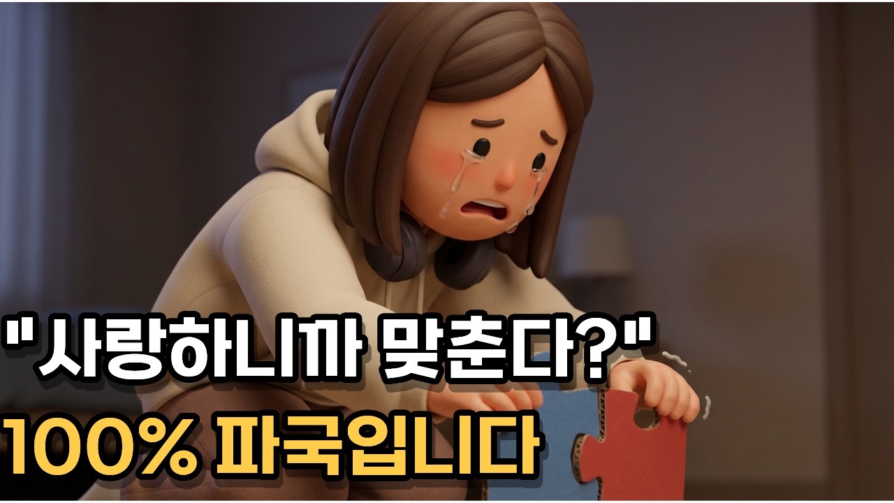 절대 상대에게 맞추지 마세요. 당신의 연애가 망했던 진짜 이유