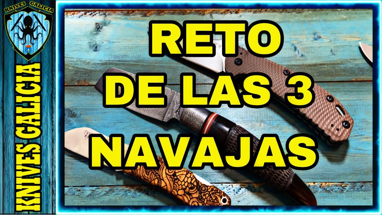 RETO 3 NAVAJAS | Titán | Elegante | Bolsillera