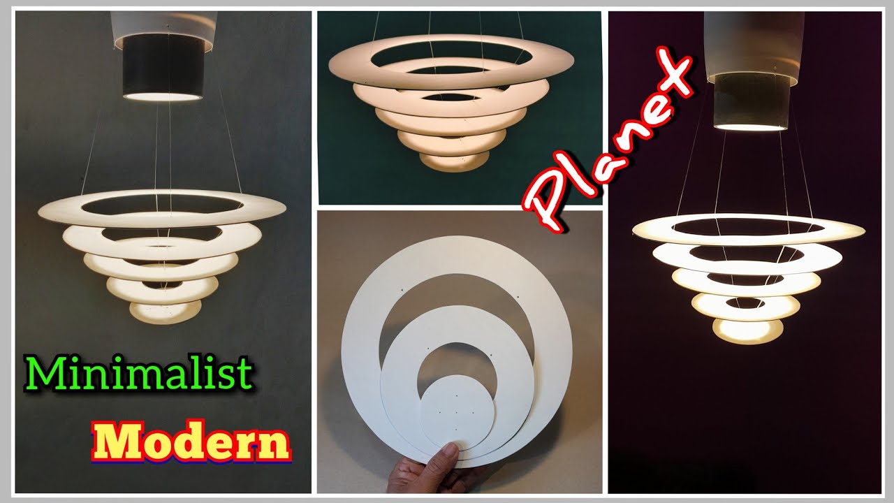 Cara membuat Lampu Gantung Minimalis Modern dari Paralon untuk Cafe, Teras Rumah