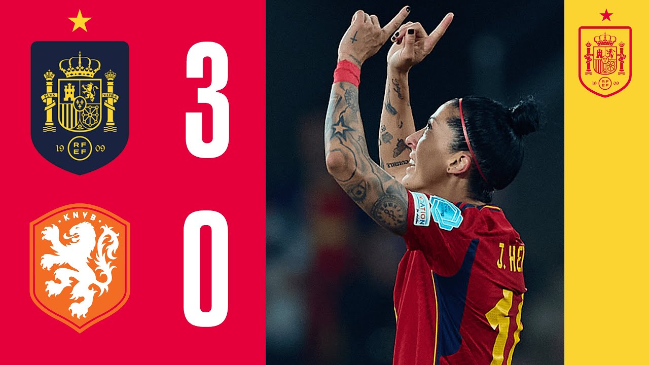 RESUMEN | Espa&ntilde;a 3-0 Pa&iacute;ses Bajos | UEFA Women's Nations League | Semifinal | 🔴 SEFUTBOL