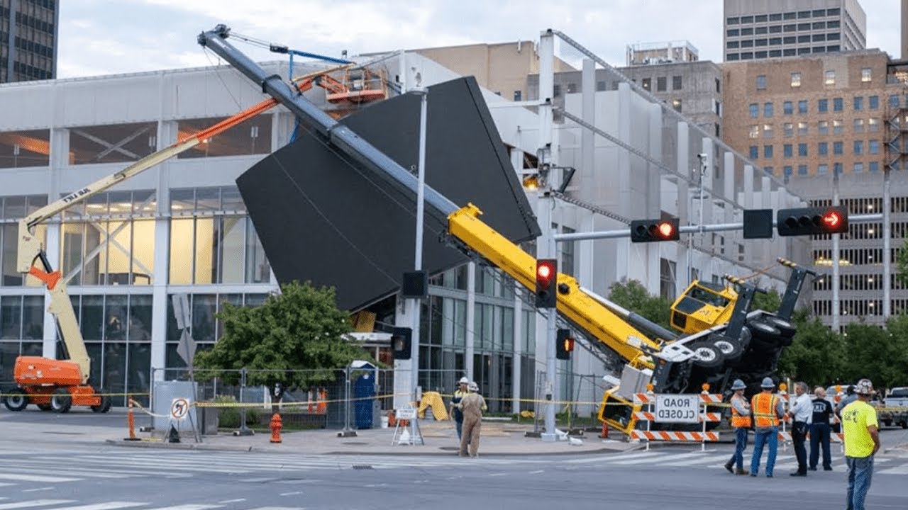 Dangerous Operation Excavator, Cranes & Truck Fails Compilation | Biggest Cranes Collapse 2024