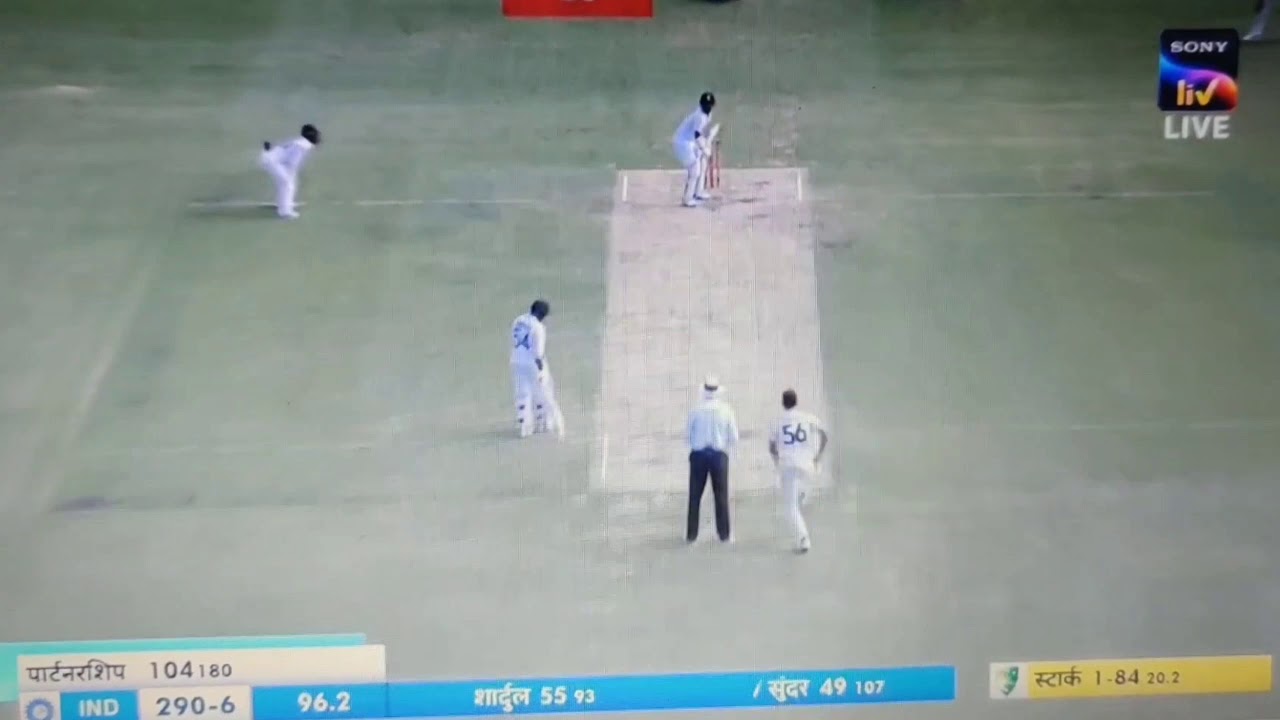 *Half Century* 50 by Washington Sundar in debut test Match | Ind vs Aus 4th test Highlights