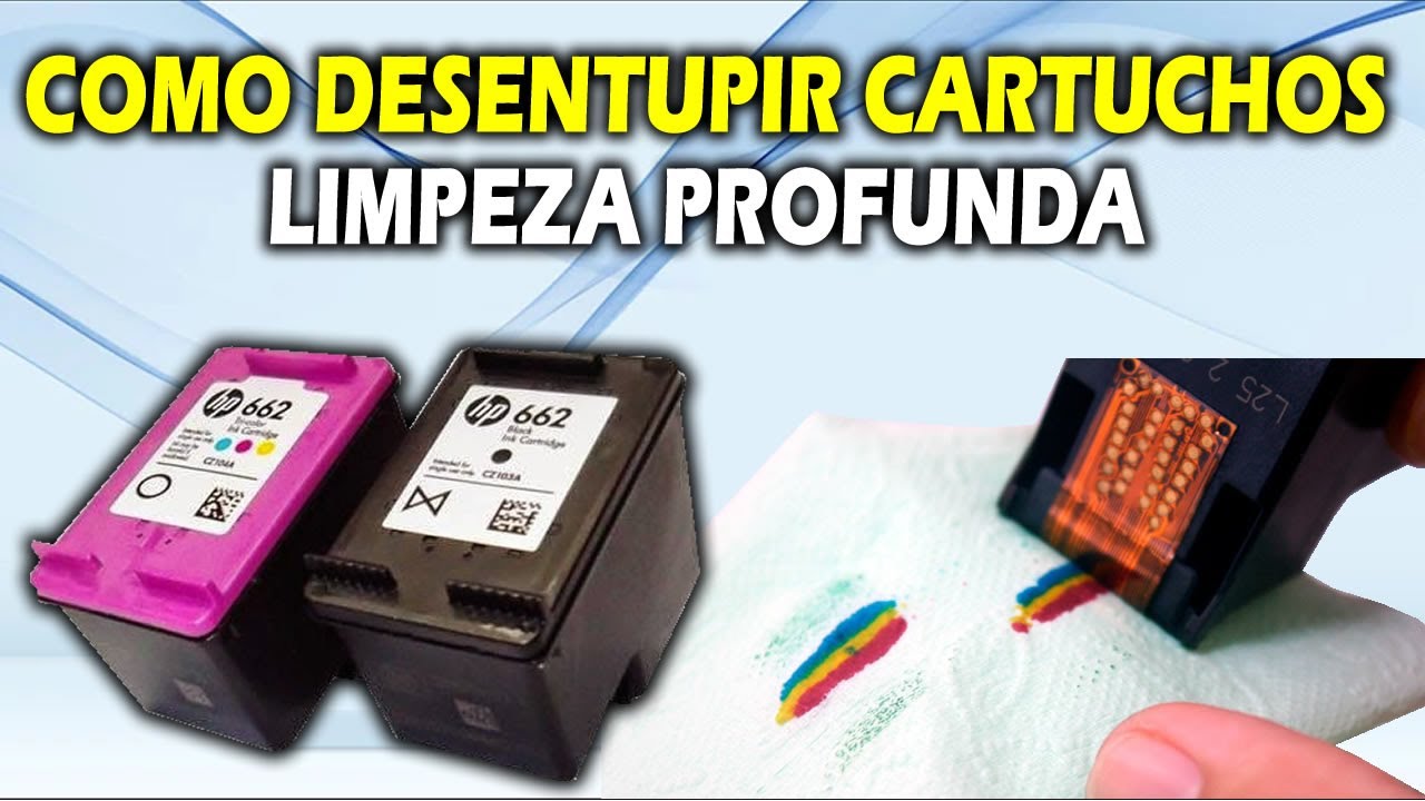 Como desentupir e limpar cartuchos da HP