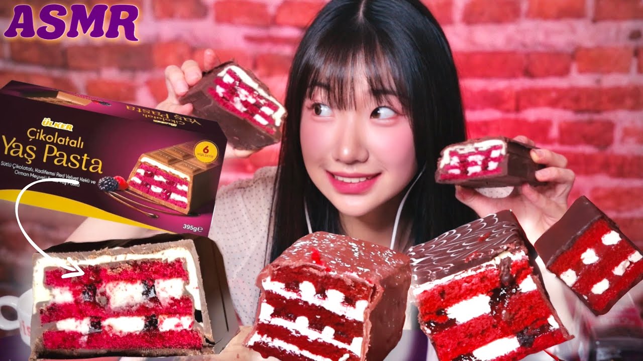 ASMR 벽돌초콜릿 케이크 18만원어치 ^^