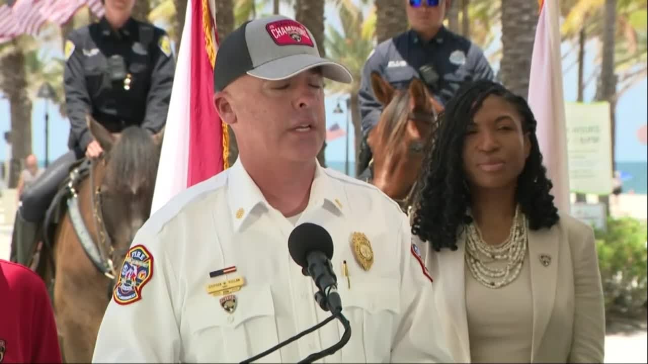 Fort Lauderdale holds press conference ahead of Florida Panthers victory parade