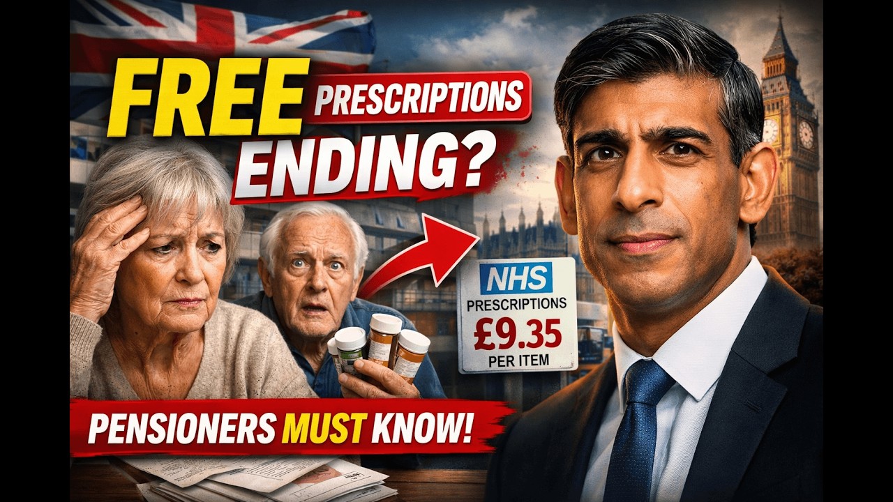 free nhs prescriptions ending in 2026? major update pensioners over 65 must know now