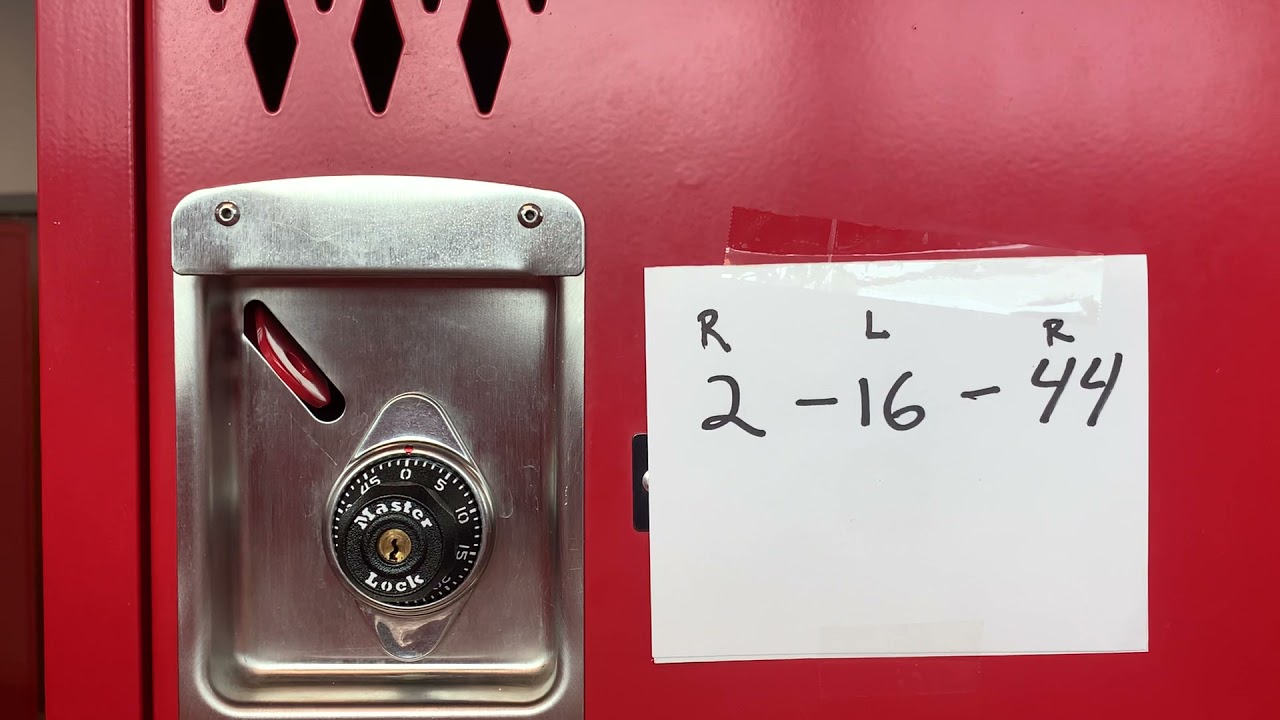 How to open a PE locker at Island Trees Middle School…