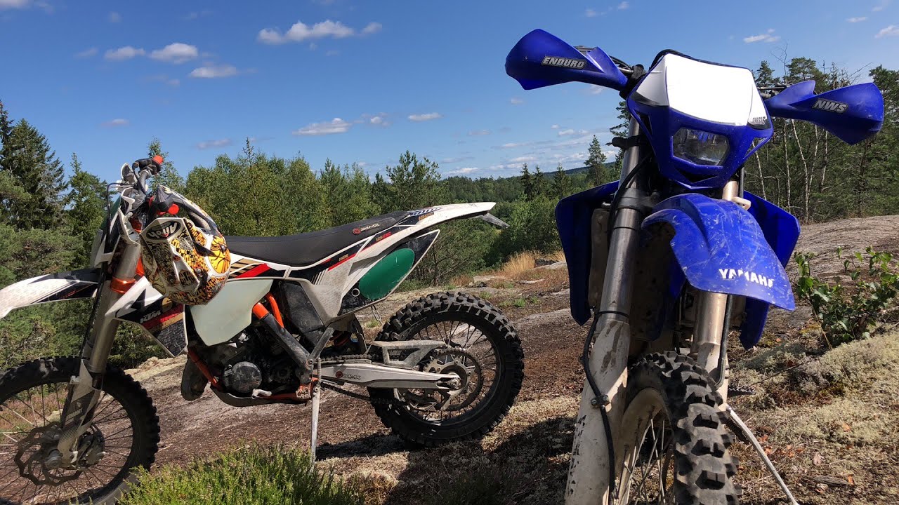Enduro. in the woods, yamaha wr 250f, 2005.
