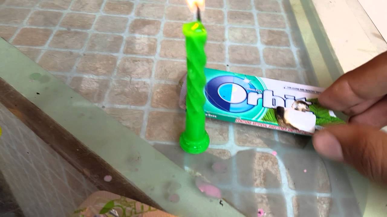 Burning orbit or chewing gum