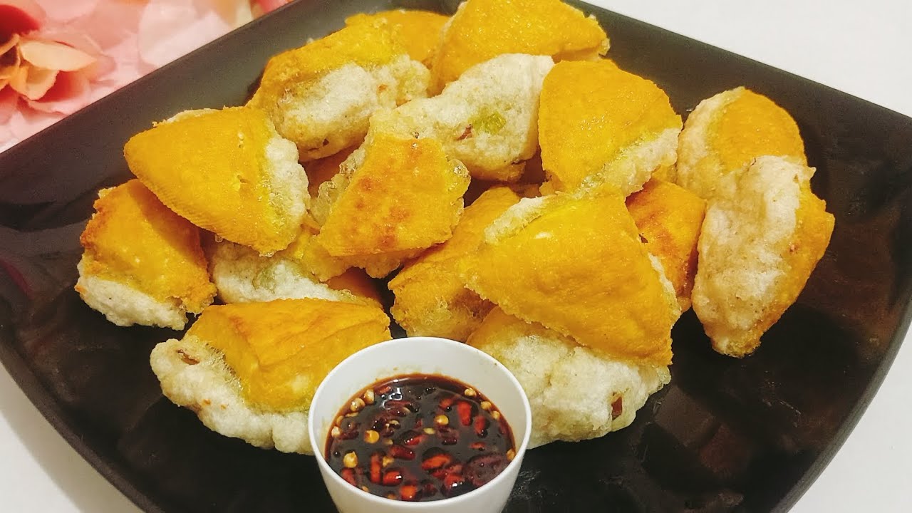 HANYA TAHU DAN TEPUNG TAPIOKA || CEMILAN ENAK DAN MUDAH 