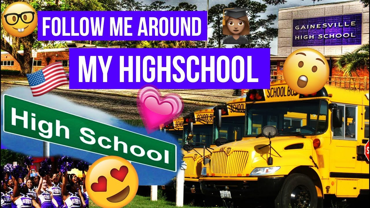 FOLLOW ME AROUND MY HIGHSCHOOL IN AMERICA // AUSLANDSJAHR USA 2017/18