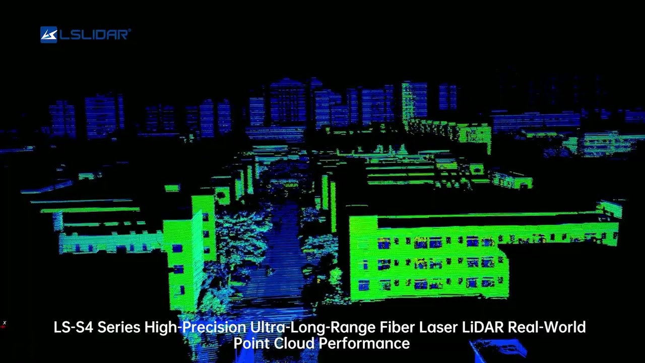 LS-S4 Series Ultra Long-Range LiDAR Point Cloud Display