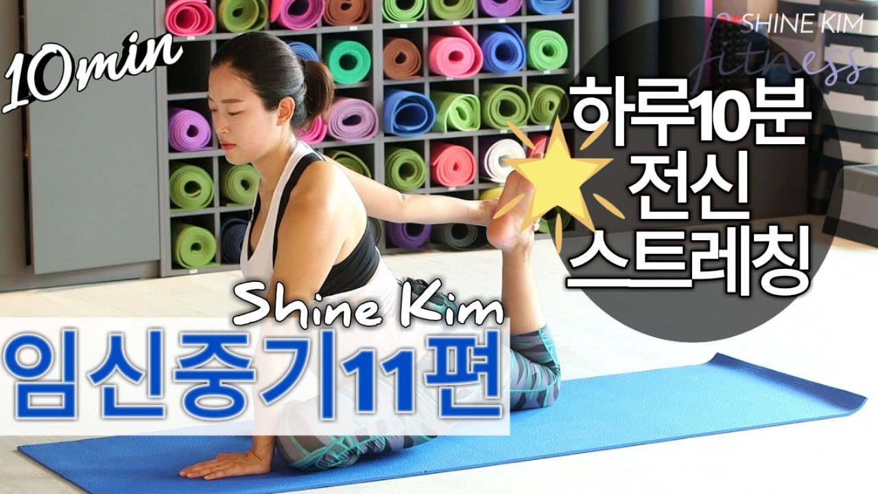 [임산부운동] 임신중기11편 / 하루 10분 전신 스트레칭 루틴