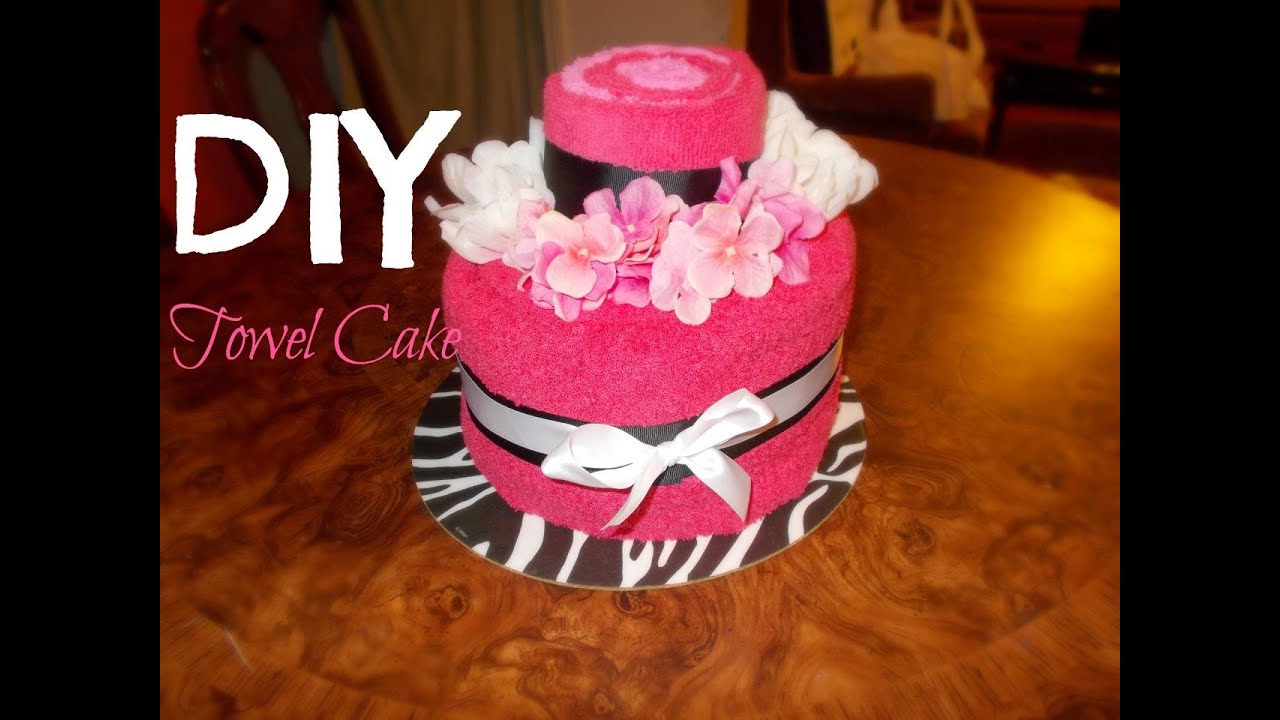 DIY Towel Cake