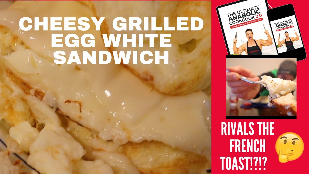 Greg Doucette's CHEESY Grilled Egg White FRENCH TOAST Sandwich | High PROTEIN Bodybuilding Recipe