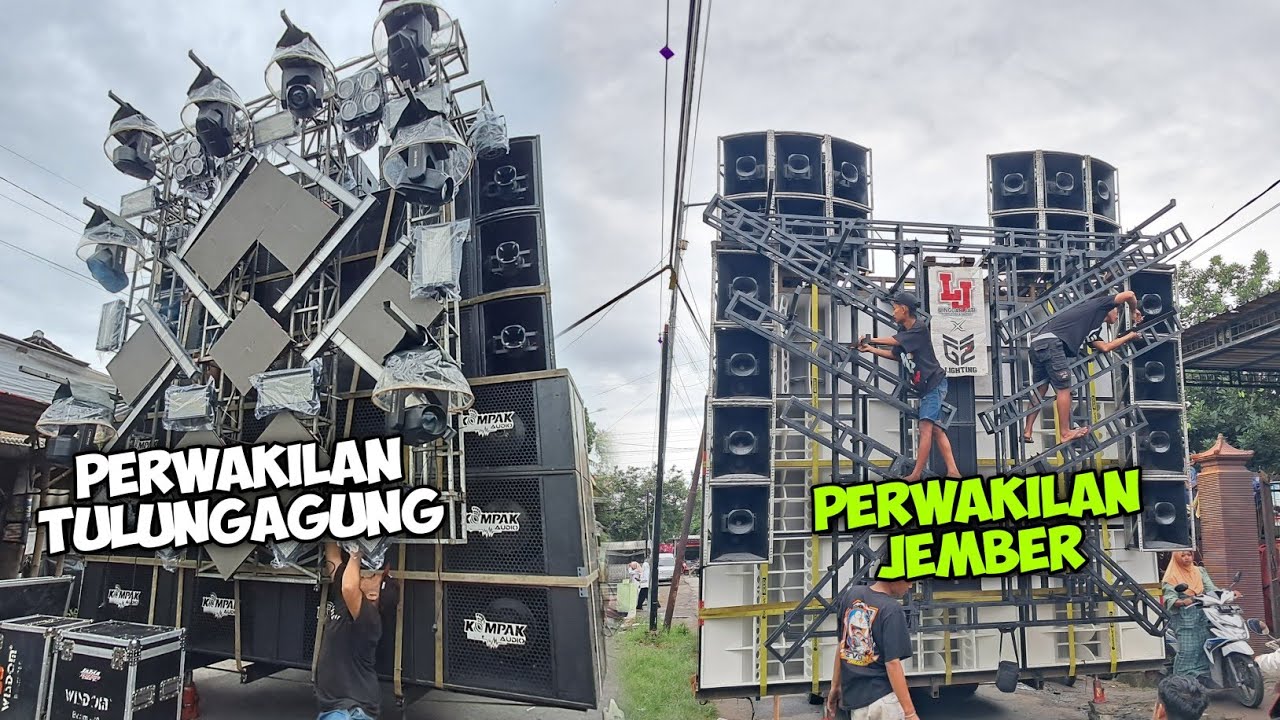 LINGGAR JATI DAN KOMPAK AUDIO SUDAH BERDIRI KOK0H SIAP MENGASPAL DI MEDALI