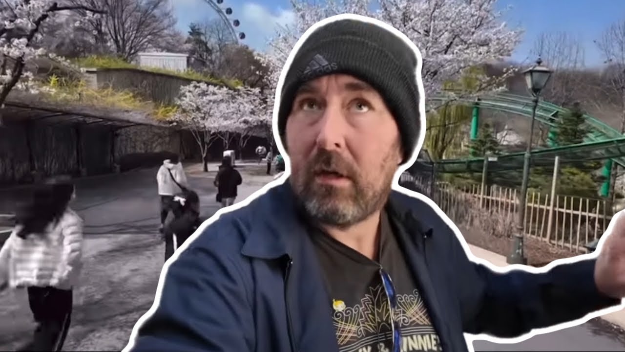 Adam The Woo THEME PARK KAREN! Sneaking in Closed Down Attractions! Visiting Everland in Full Effect