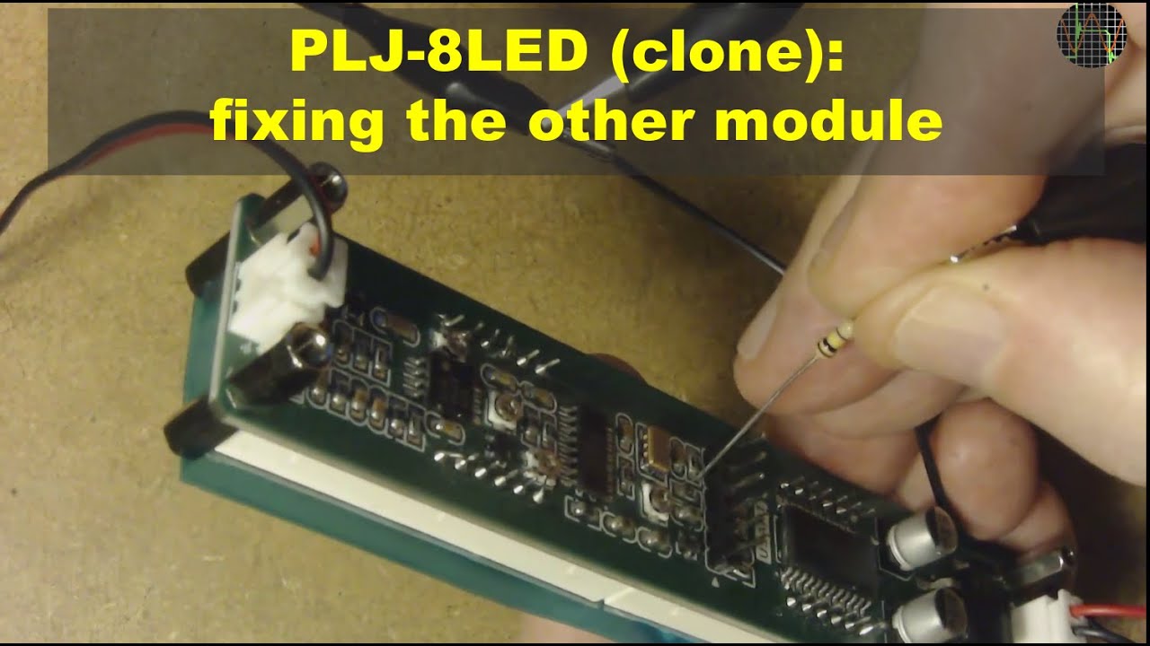 PLJ-8LED (clone): fixing the other module