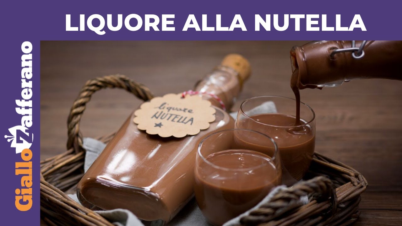 LIQUORE ALLA NUTELLA (NUTELLINO FATTO IN CASA)