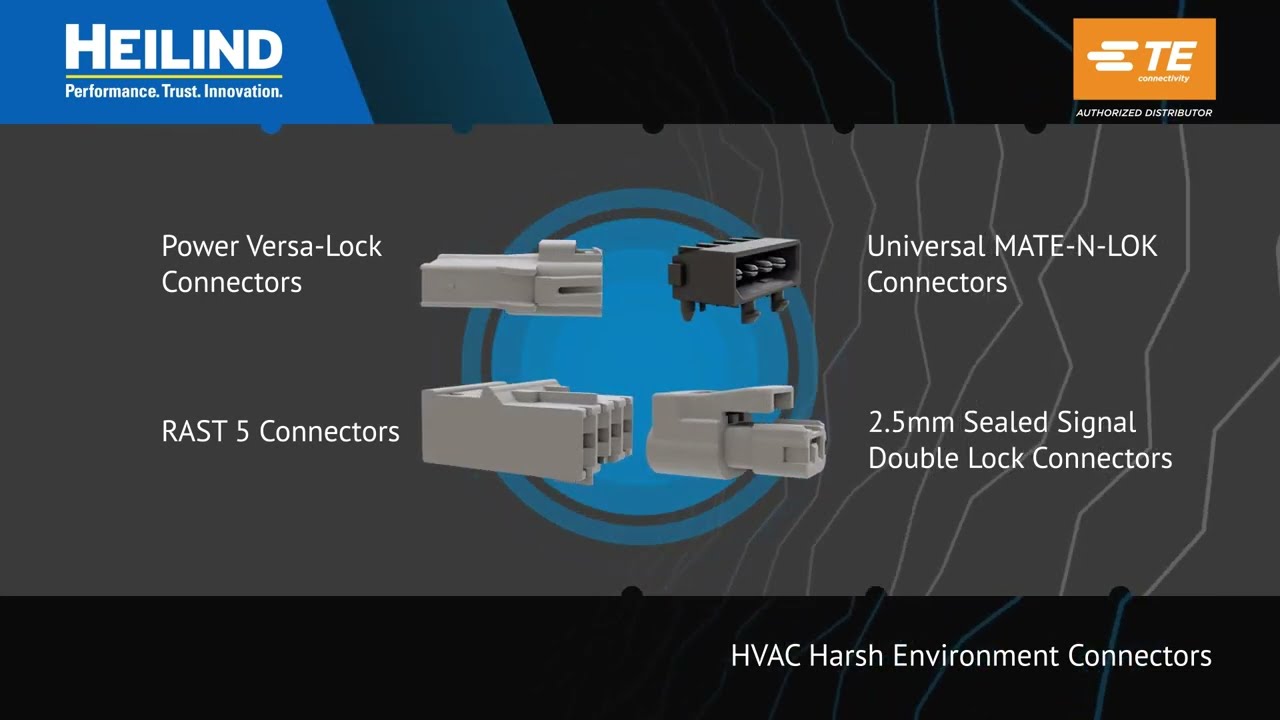 TE Connectivity HVAC Harsh Environment Connectors | Heilind Electronics