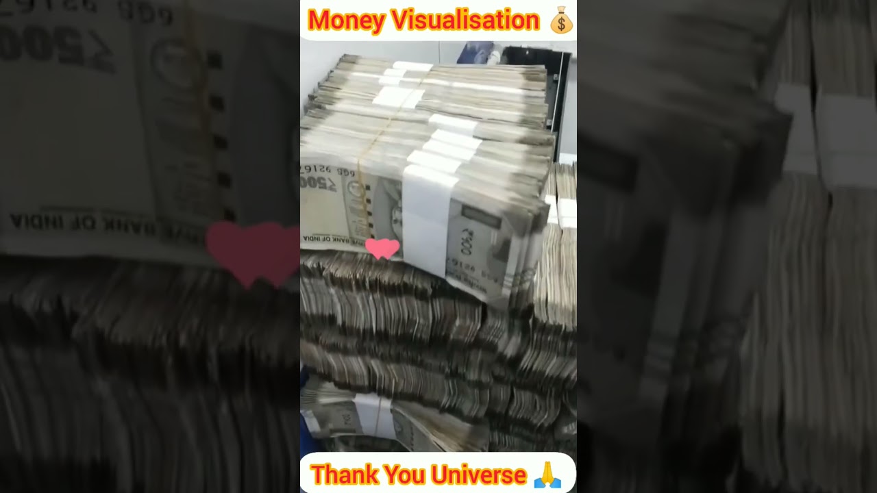Money Visualisation 💰 #shorts