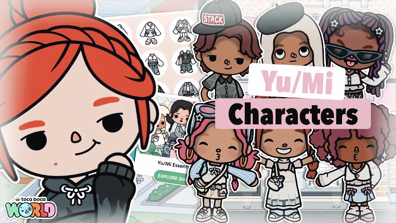 👚 Making Characters With The NEW Yu/Mi Style Pack! 🛍️✨ | Toca Life World 🌎