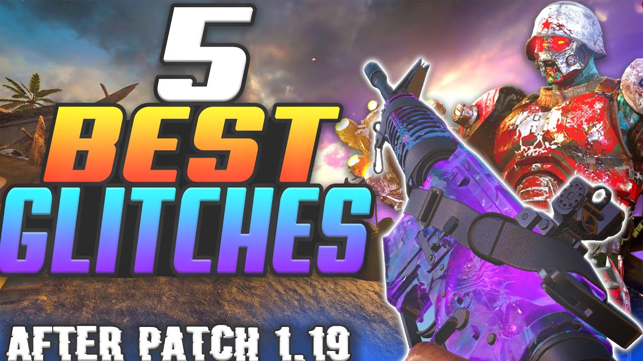 Cold War Zombie Glitches: TOP 5 *BEST* WORKING GLITCHES AFTER PATCH 1.19! (Solo Unlimited Xp)