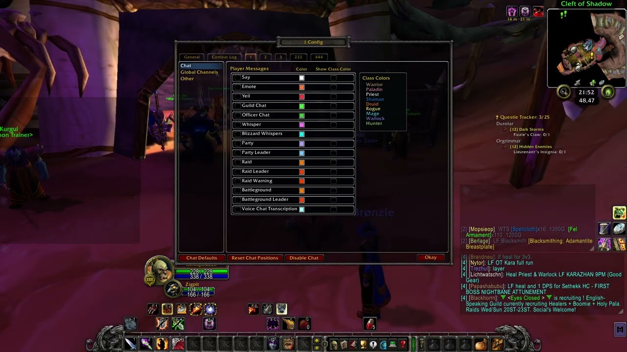 Thunderstrike server, TBC, part 1.0