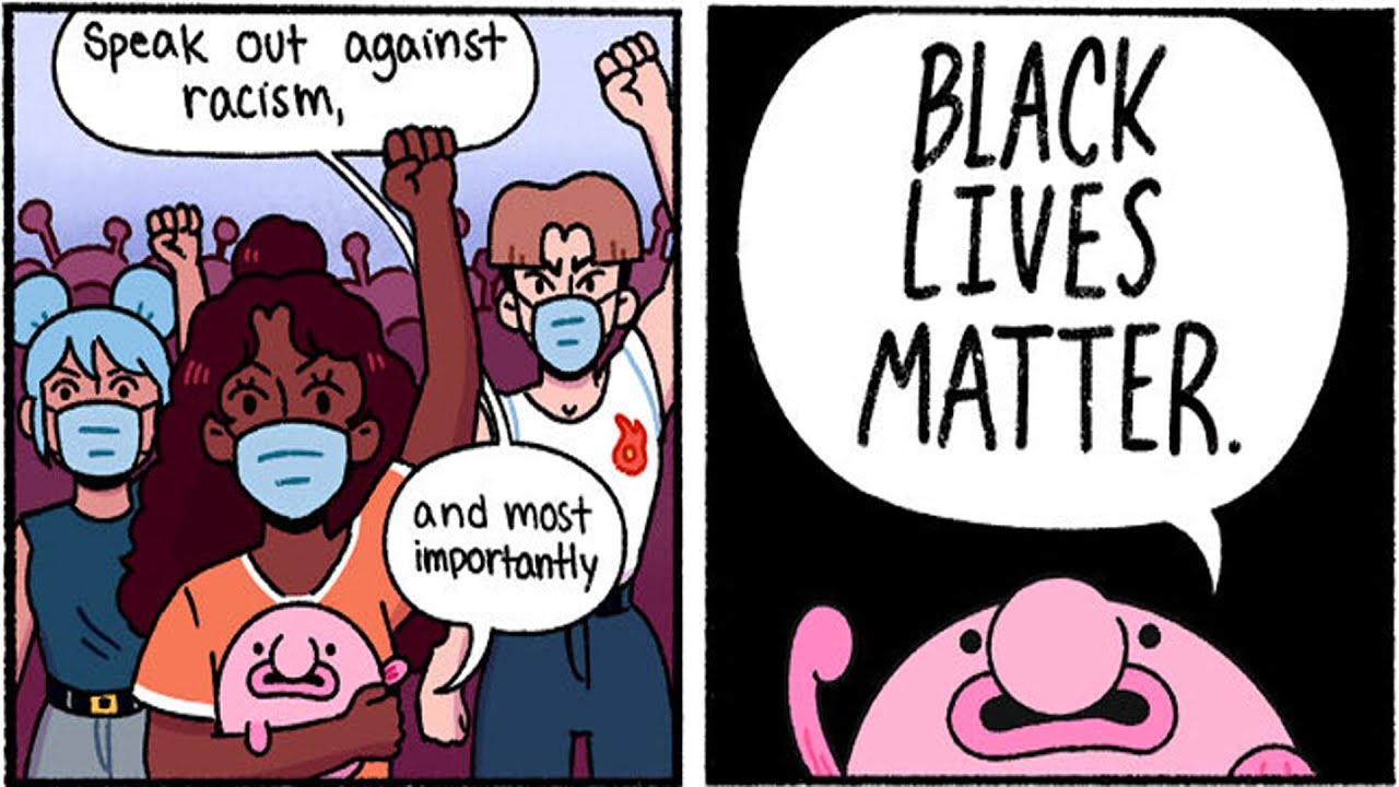 “Blobby And Friends” Comics That Masterfully Address The Social Injustice Ingrained In Everyday Life
