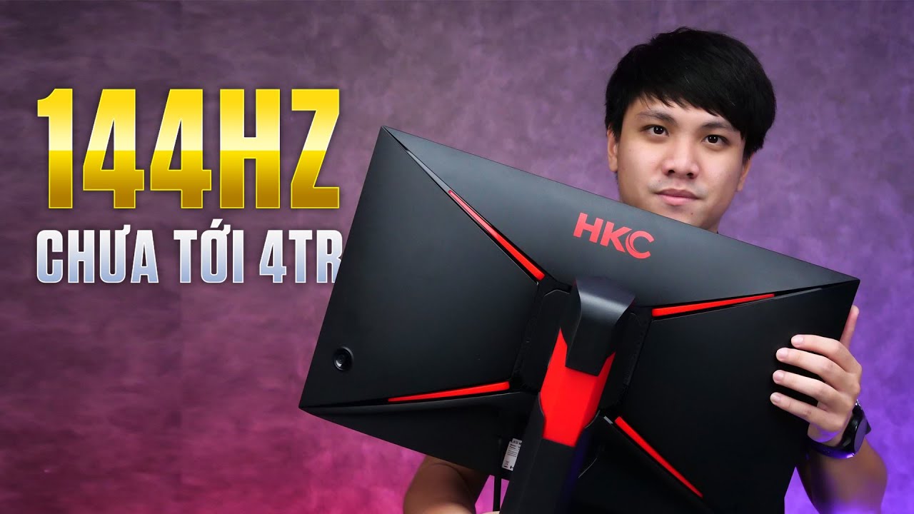 Màn hình gaming 144Hz chưa tới 4 triệu, có gì HOT? | HKC M24G1