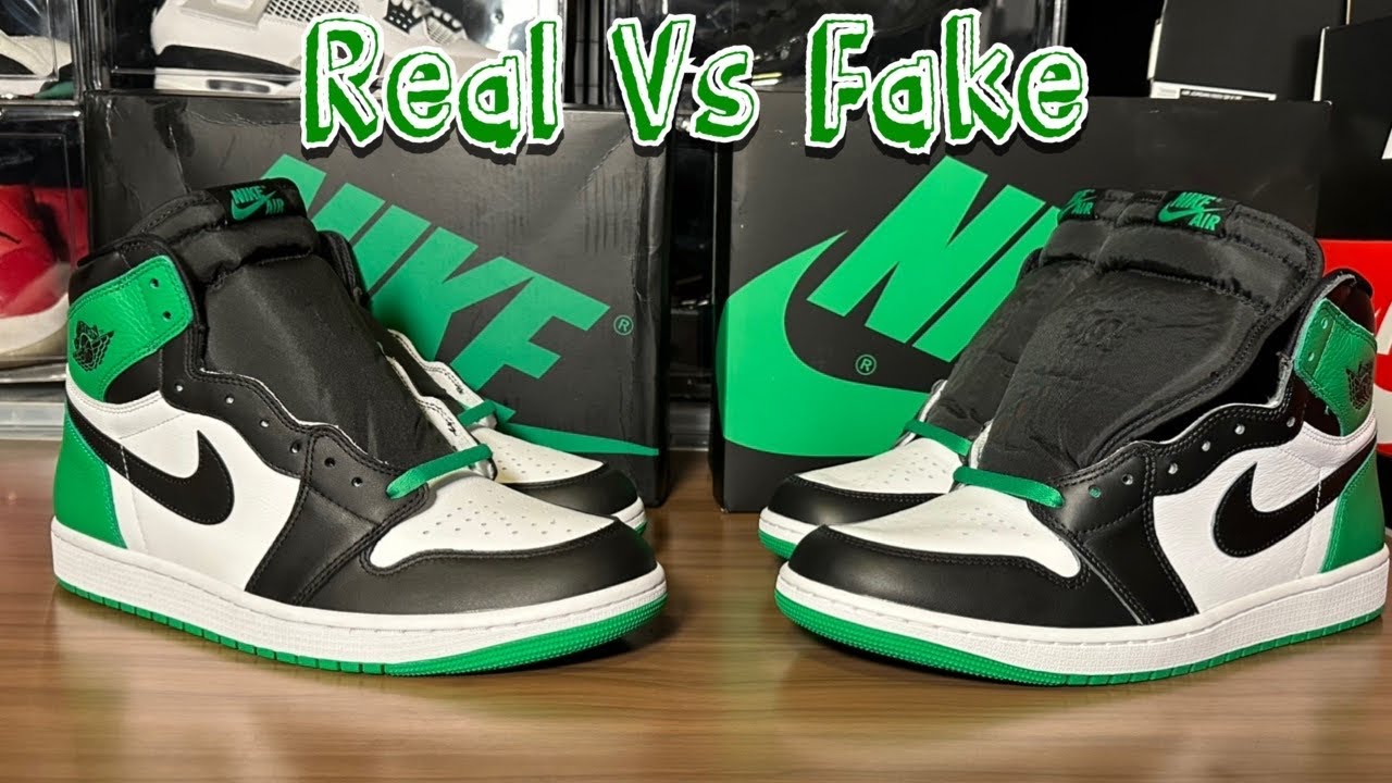Обзор Air Jordan 1 Lucky Green: оригинал против подделки. Ранний!