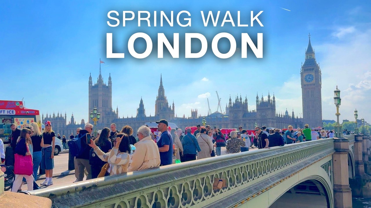 Trafalgar Square to Big Ben | London Walk 4K