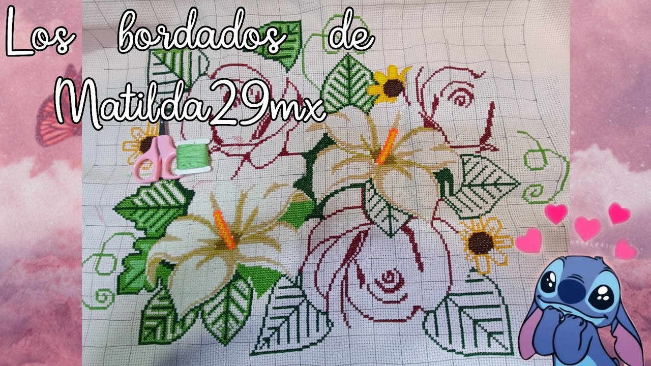 #9 #bordemos un rato, #acompañame #telas #hilos #puntodecruz #principiantes 